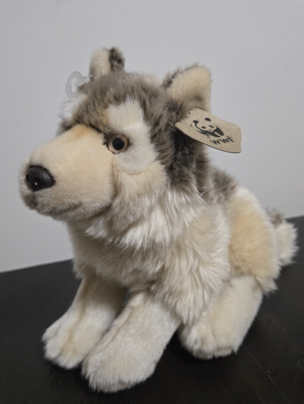 World Wildlife Fund WWF Timber Wolf Brown Plush 15” Stuffed Animal